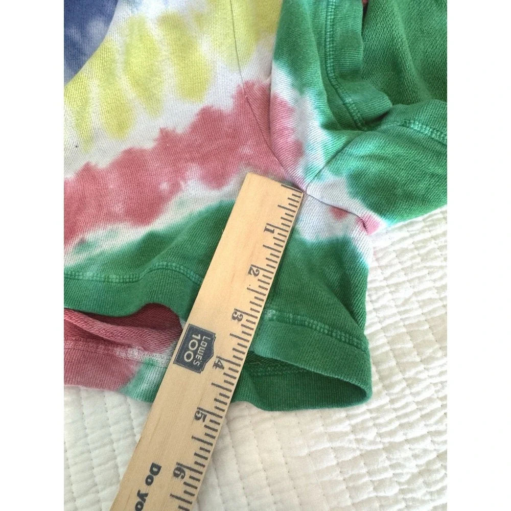 Crown & Ivy Women XXL Tie Dye Sweat‎ Shorts Multi Color French Terry Drawstring